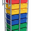 KCART/TWIN - 16 Trays 8 x 2 with Fold Up Hanging Rail
