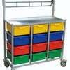 KCART/COMBI/H - 12 Trays 4 x 3 with Fold Up Hanging Rail